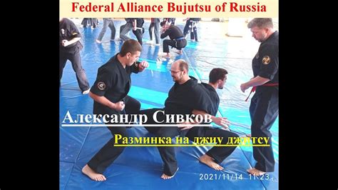 Разминка от Александра Сивкова, 8 Дан Джиу джитсу - YouTube