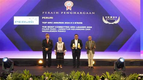 Peruri Sabet Penghargaan Ganda Di Top Grc Award Halaman Olenka