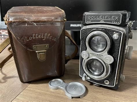 【傷や汚れあり】rolleiflex 75mm 135 キャップ ケース付 ローライフレックス Rollei ローライの落札情報詳細