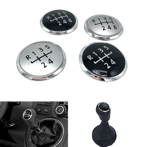 Car Styling Speed Gear Shift Knob Badge Emblem Cap Cover