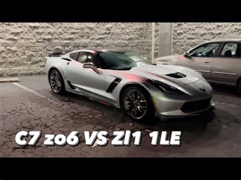 Camaro ZL1 1LE VS Corvette C7 Zo6 YouTube