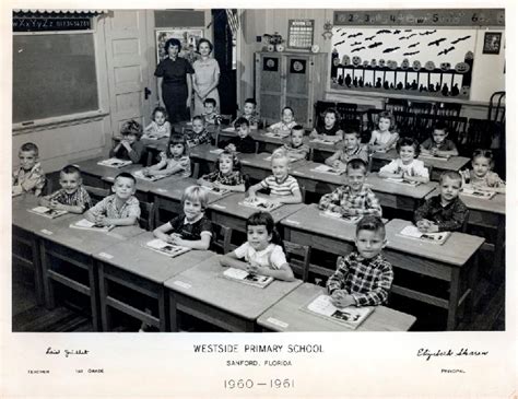 Westside Grammar Elementary School First Grade Class 1960 1961 · Riches