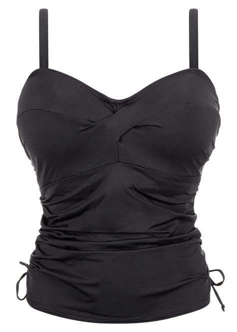 Fantasie Versailles Black Uw Twist Front Tankini Control Lining In B