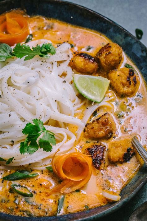 Chicken Khao Soi Thai Coconut Curry Noodle Soup My Kitchen Little