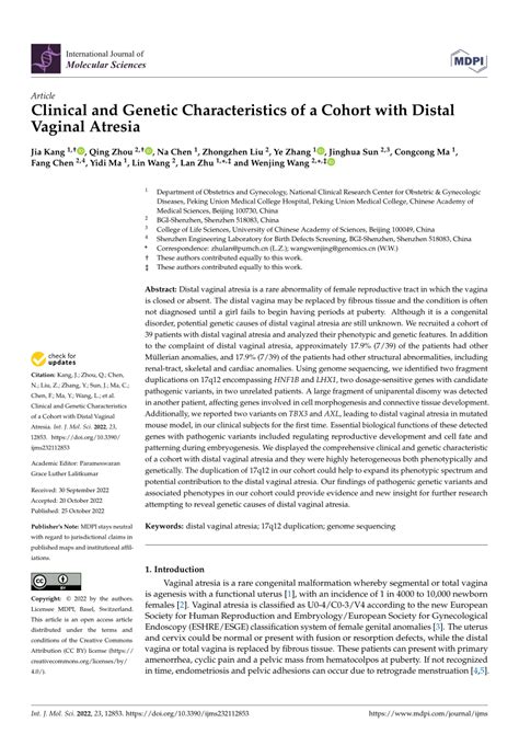 Pdf Clinical And Genetic Characteristics Of A Cohort With Distal