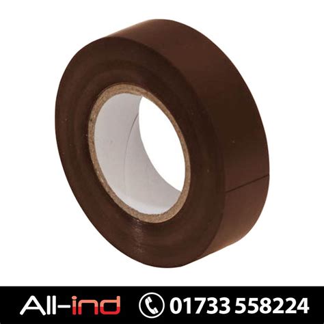 10 Pvc Insulation Tape 19mm Brown 20m