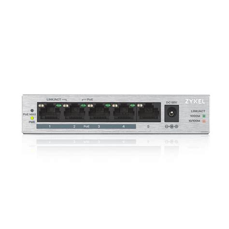 GS1005HP 5 Port GbE Unmanaged PoE Switch Product Photos Zyxel