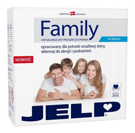 JELP FAMILY BIEL hipoalergiczny proszek do prania do białego bieli 2 24