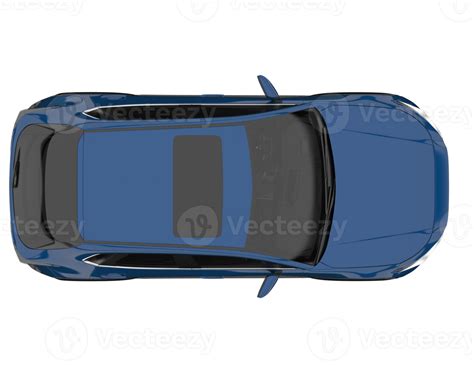 Modern car isolated on transparent background. 3d rendering - illustration 19526917 PNG