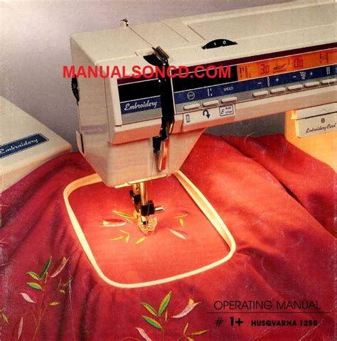 Husqvarna 1250 Sewing Machine Instruction Manual 1