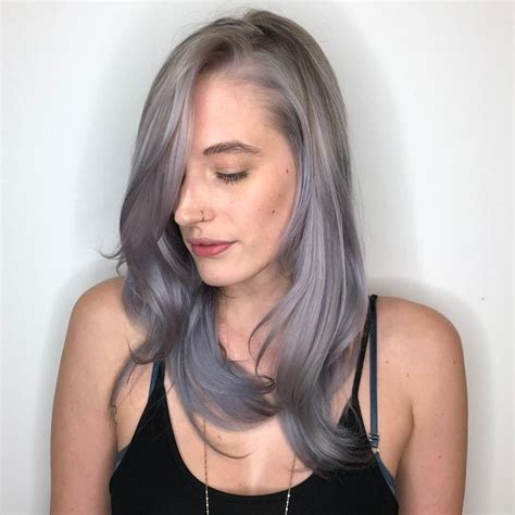 Smokey Gray Hair | Hair color trends, Blonde hair color, Hair color