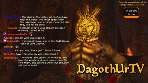 Dagoth Ur Is A Twitch Streamer Youtube