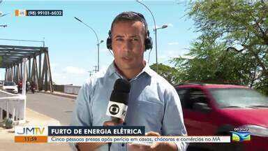 JMTV 1ª Edição Cinco pessoas são presas suspeitas de furtar energia