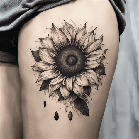 Sunflower Tattoo 100 Best Ideas for men's and women's 2024