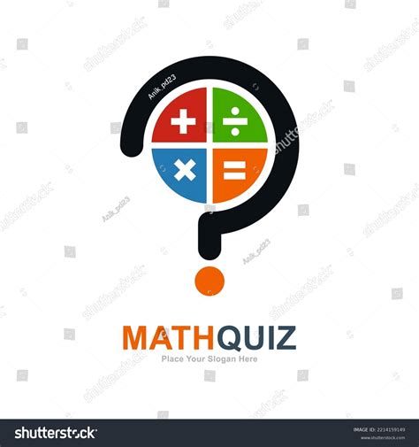 Math Question Vector Logo Design Suitable Stock Vector (Royalty Free ...