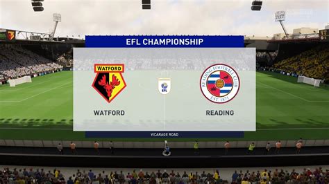 Fifa Watford Vs Reading Vicarage Road Gameplay Youtube