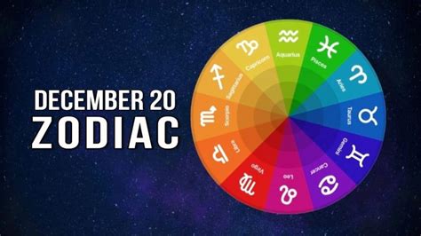 December 20 Zodiac: Sign, Meaning and Characteristics | Editorialge