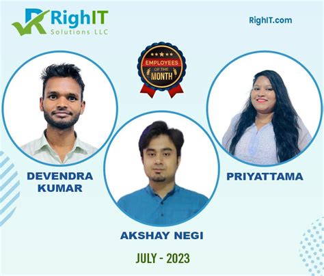 righit solutions llc  linkedin employeesofthemonth congratulations