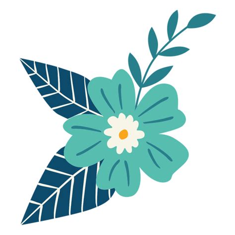 Design Png E Svg De Ramo De Flores De Primavera Plano Para Camisetas