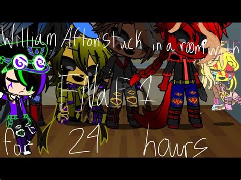 OLD William Afton Stuck In A Room With FNaF 1 For 24 Hours MY AU