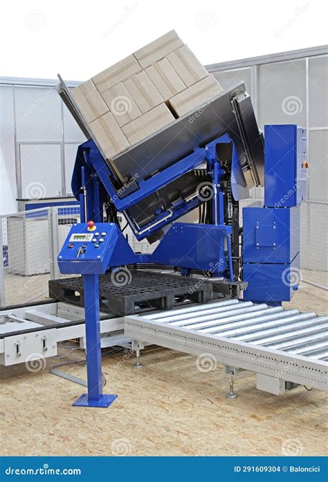 Pallet Rotator Machine stock photo. Image of shipping - 291609304