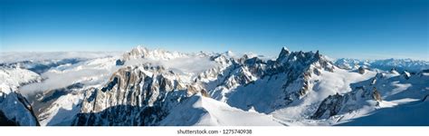 Beautiful Panoramic Scenery View Europe Alps Stock Photo 1275740938 ...