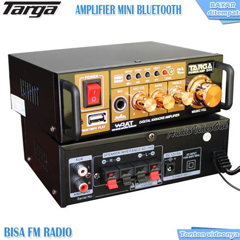 Jual Amplifier Bluetooth Targa D 06 Power Ampli Wireless Mini Suport