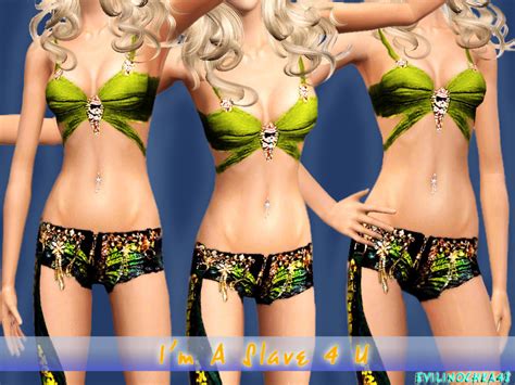 The Sims Resource Britney Spears VMA 2001 Outfit