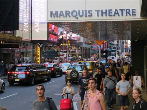 Marquis Theatre on Broadway in NYC