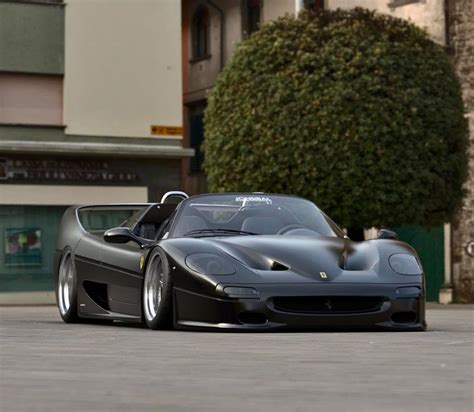 Ferrari F Dark Devil Rendered Looks Slammed And Then Some