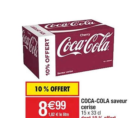 Promo Coca Cola Saveur Cerise Chez Cora Icatalogue Fr