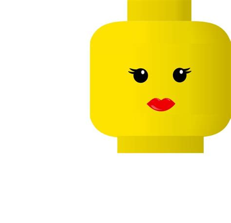 Female Lego Face Lego Party Pinterest