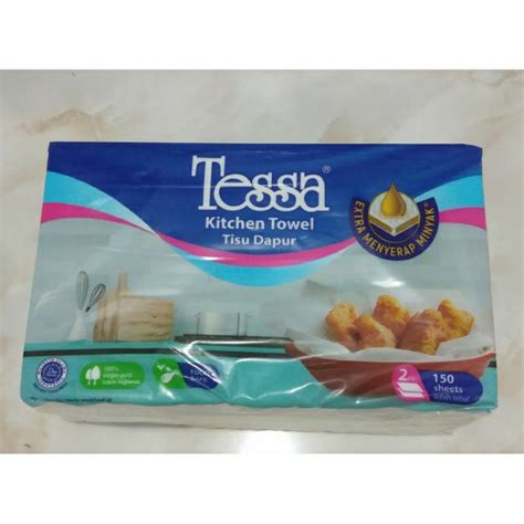 Jual Tessa Tissue Dapur Kitchen Towel Sheets Ply Shopee Indonesia