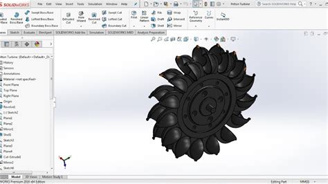 Solidworks Tutorial How To Design A Pelton Turbine In Solidworks