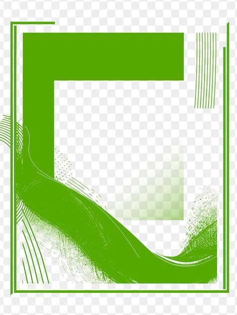 Premium Psd A Green And White Square With The Letters L On It