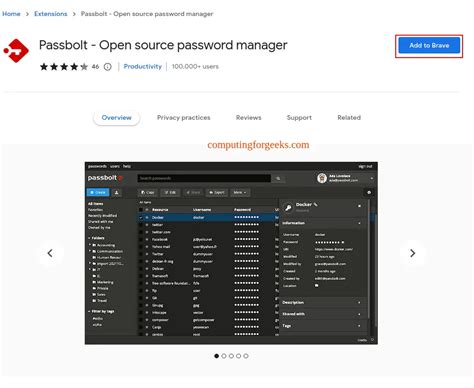 Configure Passbolt Password Manager On Linux Computingforgeeks