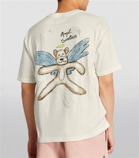 Mens Domrebel White Angel Bear T Shirt Harrods Uk