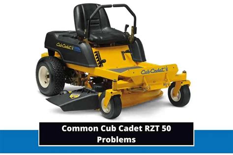 Common Cub Cadet Rzt Problems Troubleshooting