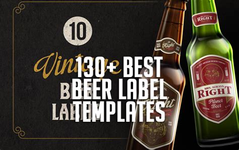 130+ Best Beer Label Templates | Free & Premium