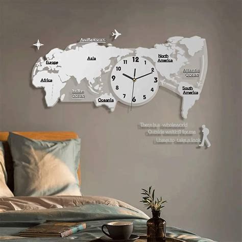 3d World Map Clock - Brigid Theodora