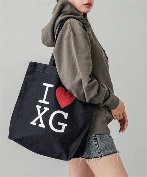 I Love Xg Logo Canvas Tote Bag（トートバッグ）｜x Girl（エックスガール）のファッション通販 Zozotown