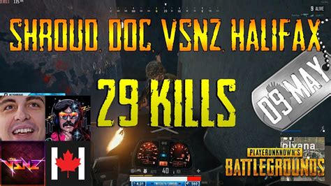 Shroud Drdisrespect Vsnz Halifax Kills Pubg Youtube