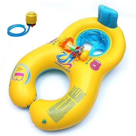 Flotador Hinchable Con Dos Orificios Para Nataci N Nadar En Piscina