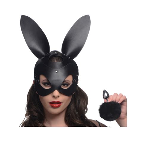Plug Anal Máscara de Conejo Templazón Sex Shop
