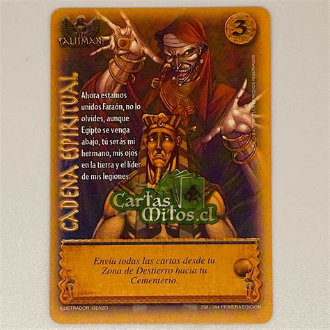 Cadena Espiritual Myl Encrucijada Cartas Mitos