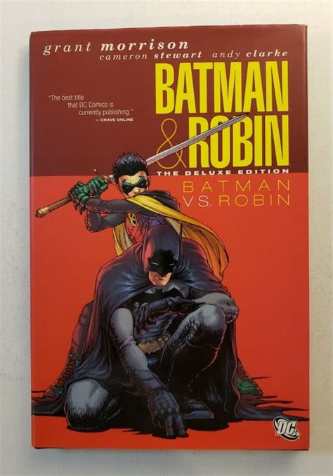 Batman And Robin The Deluxe Edition Batman Vs Robin Hard Cover First Print Graphic Novels