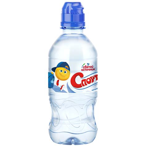 Вода питьевая негазированная Святой источник, "Спортик", 0,33л ...