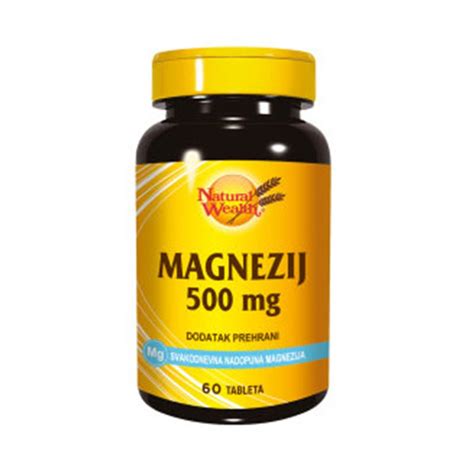 Magnezijum 500 mg 60 tableta - Apoteke B Pharm
