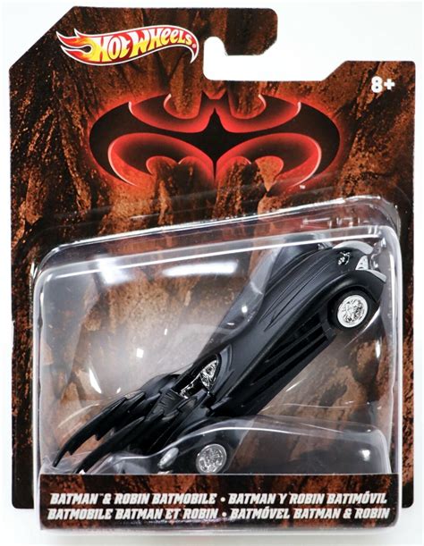 Hot Wheels Batman Robin Batmobile X New Nrfp Matte Black