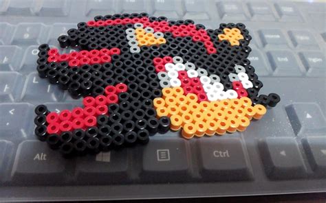 Perler Beads Shadow The Hedgehog By Bs Odile On Deviantart